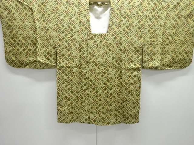 JAPANESE MICHIYUKI COAT / JODAI TSUMUGI / MESH PATTERN